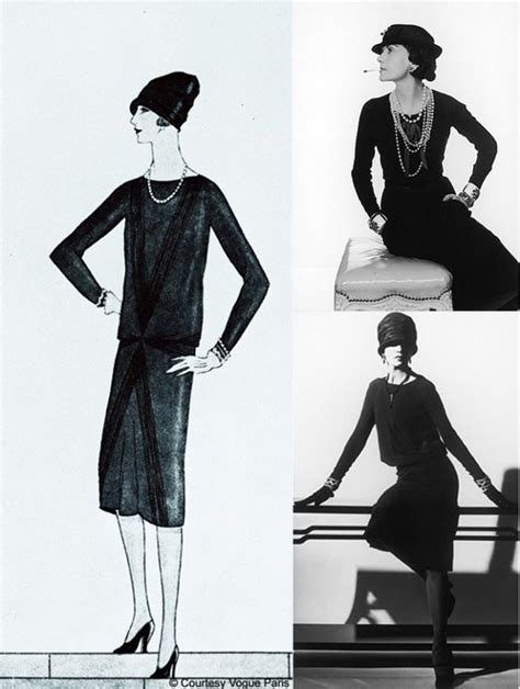 Coco Chanel first black dress